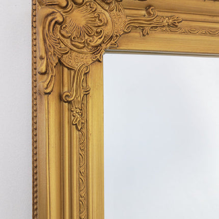 French Provincial Ornate Mirror - Country Gold - Medium 70cm x 170cm.