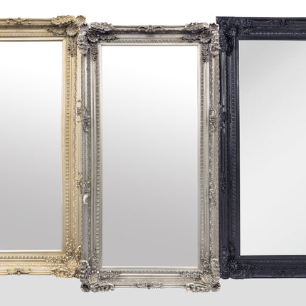 LUX French Provincial Ornate Mirror - Antique Champagne.