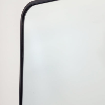 Black Metal Rectangle Mirror - X-Large 100cm x 200cm.