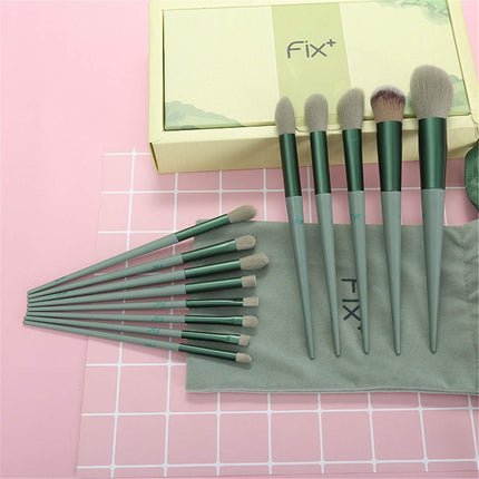 13 Pcs Makeup Brushes Sets Synthetic Foundation Blending Concealer Eye Shadow.
