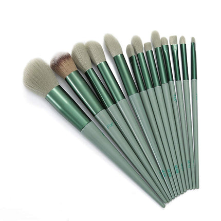 13 Pcs Makeup Brushes Sets Synthetic Foundation Blending Concealer Eye Shadow.