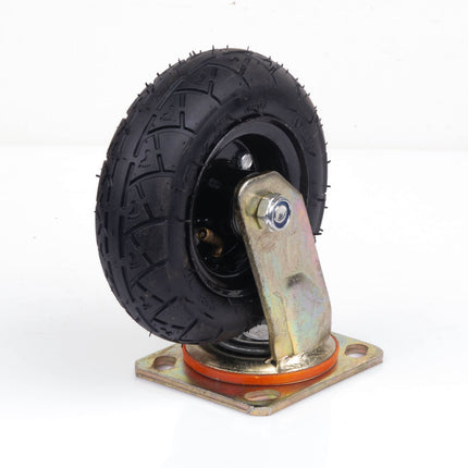 6 Inch Swivel Castor Caster Pneumatic Tyres Tyre Wheels Trolley Cart Wheelbarrow.