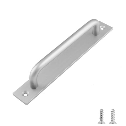 Barn Door Handle Sliding Pull Cabinet Door Handles Drawer knobs Kitchen Handles Silver.
