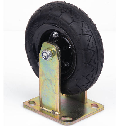 4x 6 Inch Castor Caster 2x swivel 2x fixed Pneumatic Tyres Wheels  Trolley Cart Wheelbarrow.