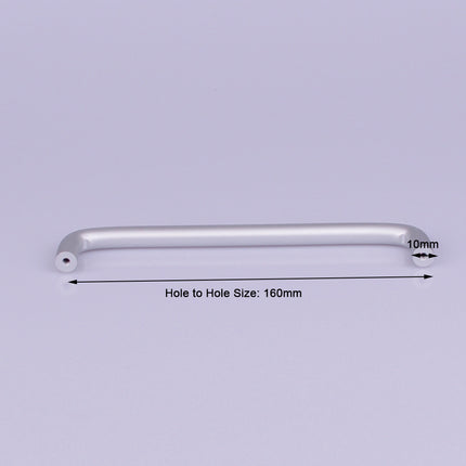 Aluminium Kitchen Cabinet Handles Drawer Bar Handle Pull 160mm.