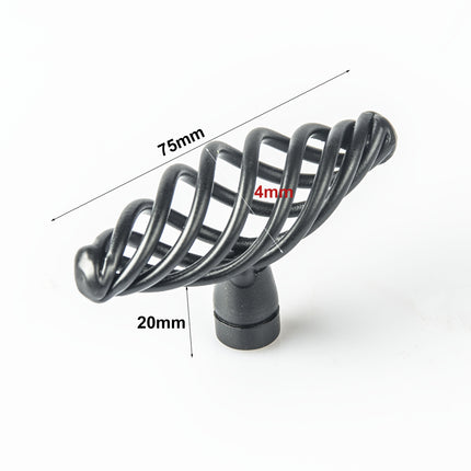 Iron-nickel alloy Kitchen Door Cabinet Drawer Handle Pulls T bar.