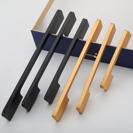 Slim Design Kitchen Cabinet Handles Drawer Bar Handle Pull Black 320MM.