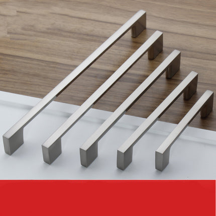 Brushed Nickel Kitchen Door Cabinet Drawer Handle Pulls 224MM.