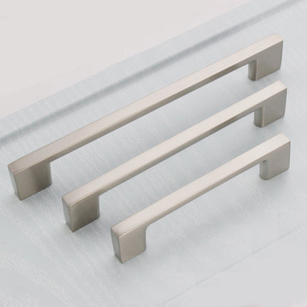 Brushed Nickel Kitchen Door Cabinet Drawer Handle Pulls 224MM.