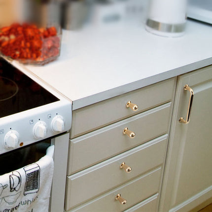 96mm Polished gold Furniture Kitchen Bathroom Cabinet Handles Drawer Bar Handle Pull Knob.