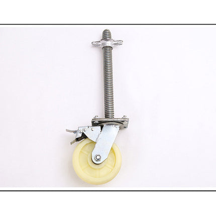 Industrial 150kg 6inch Heavy Duty Scaffold Scaffolding Adjustable Caster Wheel.