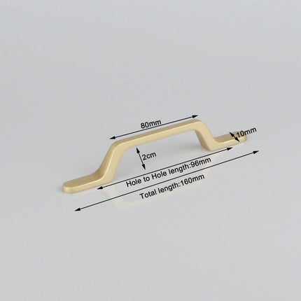 Gold Zinc Kitchen Cabinet Handles Drawer Bar Handle Pull 96mm.