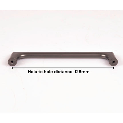 Black Zinc Kitchen Cabinet Handles Drawer Bar Handle Pull 128mm.