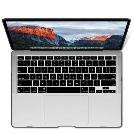 MacBook Air 13 Inch Case 2020 2019 2018, A1932, A2179,A2337 Shell Case Keyboard Cover Black.