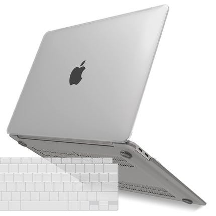 MacBook Air 13 Inch Case 2020 2019 2018, A1932, A2179, A2337 Shell Case Keyboard Cover Clear.