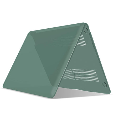 Suitable for  MacBook Air 13 Inch Case 2022 2021 2020 2019 2018, A1932, A2179, A2337 Shell Case Keyboard Cover Dark Green.