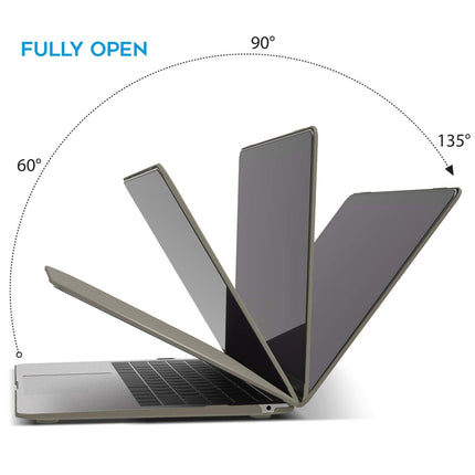 Suitable for  MacBook Air 13 Inch Case 2022 2021 2020 2019 2018, A1932, A2179, A2337 Shell Case Keyboard Cover Grey.