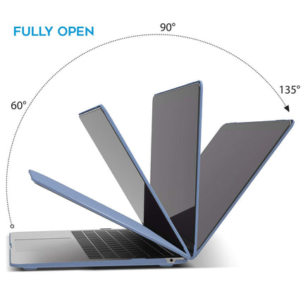 Suitable for  MacBook Air 13 Inch Case 2022 2021 2020 2019 2018, A1932, A2179, A2337 Shell Case Keyboard Cover lavender Grey.