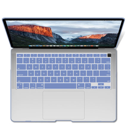 Suitable for  MacBook Air 13 Inch Case 2022 2021 2020 2019 2018, A1932, A2179, A2337 Shell Case Keyboard Cover lavender Grey.