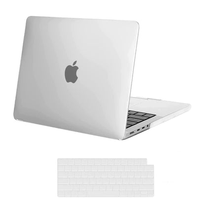 Suitable for MacBook Pro 14 Max Inch Case 2023 2022 2021 M2 A2779 M1 A2442 Hardshell Case Keyboard Cover White.