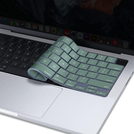 Keyboard Cover Skin For MacBook Air Pro 13 13.6 14 15.3 16 A2442 A2779 A2485 A2780 A2681 A2941 M1 M2 2021 to 2023 Dgreen.