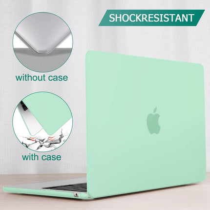 Suitable for  2023 2022 MacBook Air 13 inch case M2 Model A2681 Hard Shell Case Keyboard Cover Green.