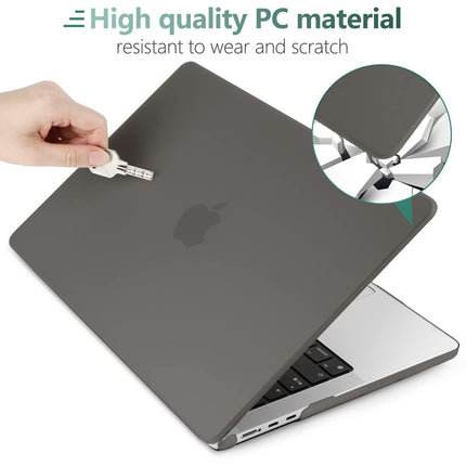 Suitable for  2023 2022 MacBook Air 13 inch case M2 Model A2681 Hard Shell Case Keyboard Cover Grey.