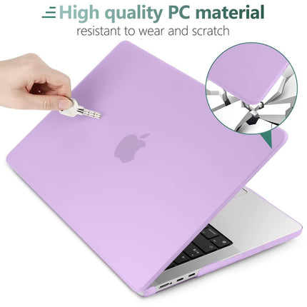 Suitable for  2023 2022 MacBook Air 13 inch case M2 Model A2681 Hard Shell Case Keyboard Cover Purple.
