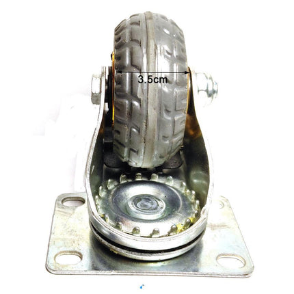 3" Heavy Duty Industrial Swivel Brake Caster Wheel Caster Wheels Castor load 50KG Trolley Cart.