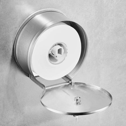Commercial Restaurant Stainless Steel Toilet Paper Tissue Holder Dispenser Chrome.