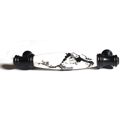 Ceramics Kitchen Cabinet Handles Bar Drawer Handle Pull black 128mm.
