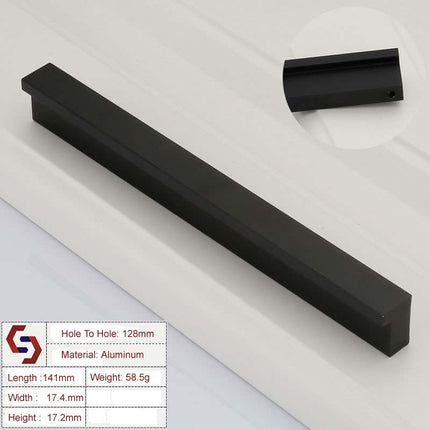 Aluminium Kitchen Cabinet Handles Drawer Bar Handle Pull 128mm.