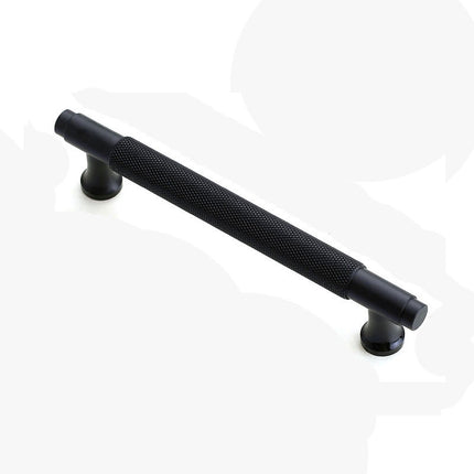 Black Furniture Door Kitchen Cabinet Handle Handles Pull Pulls Cupboard 128mm.