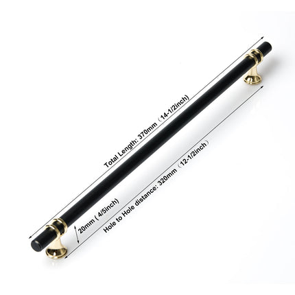 Luxury Design Kitchen Cabinet Handles Drawer Bar Handle Pull Black 320mm.