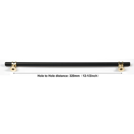 Luxury Design Kitchen Cabinet Handles Drawer Bar Handle Pull Black 320mm.