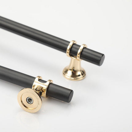 Luxury Design Kitchen Cabinet Handles Drawer Bar Handle Pull Black 96mm.