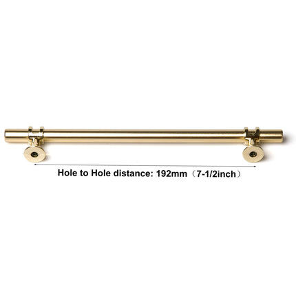 Luxury Design Kitchen Cabinet Handles Drawer Bar Handle Pull Gold 190MM.