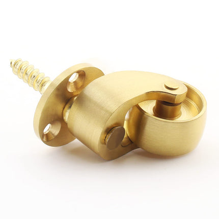 25mm Castor Brass Caster Wheel Swivel Vintage Chairs Cabinet Bed Furniture Wheels Brass.