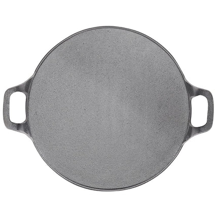 30cm Round Cast Iron Griddle Plate, BBQ Pan Cooking Griddle Grill for StoveF, Oven.