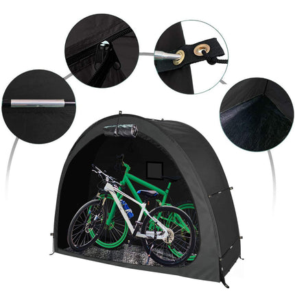 Bike Cover Storage Tent Durable Waterproof Anti-Dust Foldable Outdoor Tools Storage Shed.
