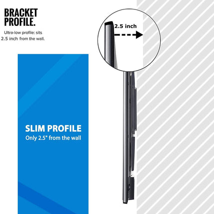 32-70 Inch Fixed TV Wall Mount Bracket TV Bracket Wall Mount up to 75KG.