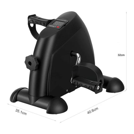 Mini Exercise Bike Pedal Exerciser Resistance Cycle Trainer Indoor Home Gym.