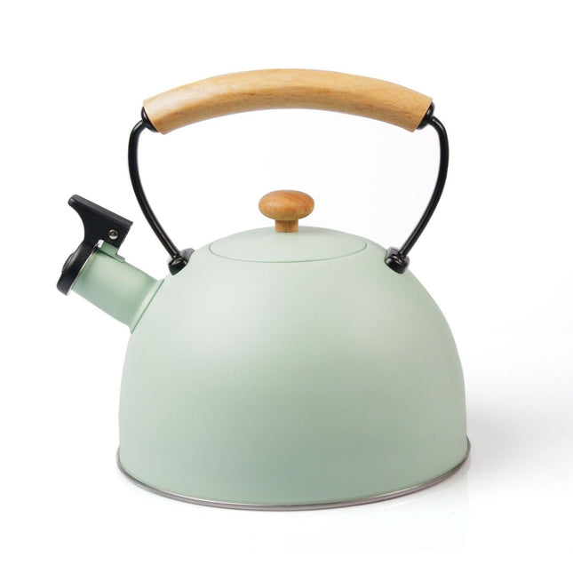 3 Liter Tea Whistling Kettle Stainless Steel Modern Whistling Tea Pot for Stovetop.