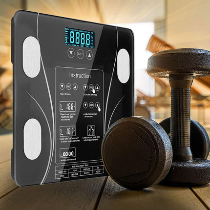LCD Scales Body Weight Bathroom Bath room Body Fat Gym Fitness Scale BMI BMR.