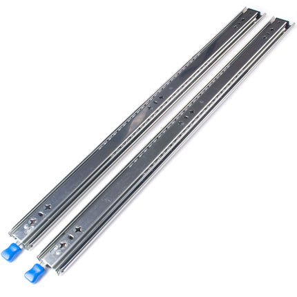 28in Pair 150KG Heavy Duty Drawer Slides Rails Runners Locking Ball Bearing.