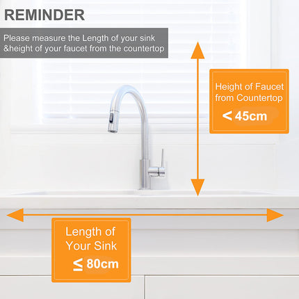 85cm 3 tier Over Sink Dish Drying Rack Drainer Kitchen Cutlery Holder Storage Organizer.