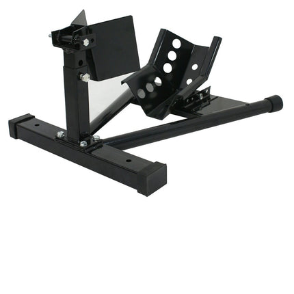 Motorcycle Motorbike Wheel Chock Lift Stand Self Locking Clamp.