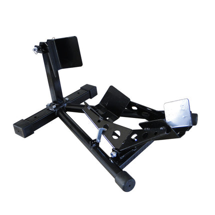 Motorcycle Motorbike Wheel Chock Lift Stand Self Locking Clamp.