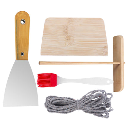 28cm Seasoned Cast Iron Induction Crepes Pan Baking Pancake Tool Pizza Bakeware.