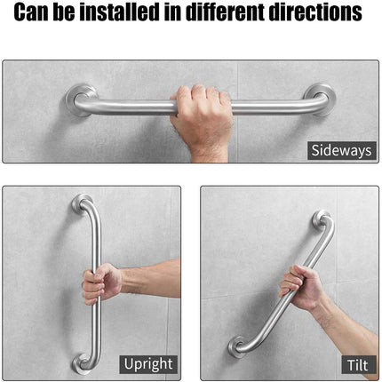 120cm Stainless Steel Handle for Shower Toilet Grab Bar Handle Bathroom Stairway Handrail Elderly Senior Assist.